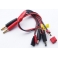 Etronix Cable Múltiple de Carga Deans/Futaba/JST/RX/TX/EXTRA