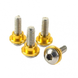 Yeah Racing Tornillos con Arandelas Para Servo (dorado)