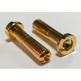 Conectores 4mm alta corriente perfil bajo