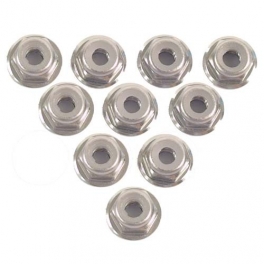 Yeah Racing 3mm Aluminium Lock Nut Flanged (col. Titan)