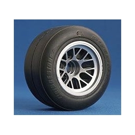 Ride R-1 High Grip F104 Rubber Front Tyres with wheels assembled