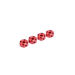 VBC 0 Offset Hex Wheel Hub (Lightweight) Red