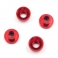Yeah Racing Red Aluminium Servo Washer M3 Thread 4pcs