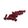 Yeah Racing Aluminium 7075 3x12mm Button Head Screws 10pcs Red