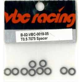 VBC Arandelas aluminio 0,5mm