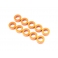 Destiny 3x5.5x2.5 Aluminum Spacer (Orange), 10 pcs