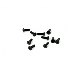 Destiny Tornillos M3x6 de Cabeza Plana, 10pcs