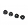 Destiny 4mm Flanged Nut, 4 pcs