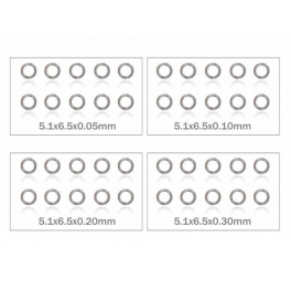 MR33 Shim Washer Set 5mm 0.05 / 0.1 / 0.2 / 0.3mm (10ea)