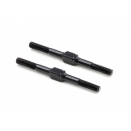 Roche Tirantes de Aluminio de 39mm, Negro