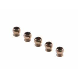 Roche Aluminum 5mm Pivot Ball, Reinforced, 5 pcs