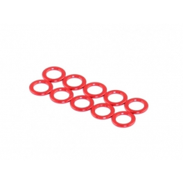 Roche King Pin Spacer, Red, M3.2x5x1.0
