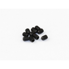Roche Tornillos M3x4mm Prisioneros, 10 pcs