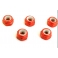 Roche M4 Aluminum Locknut (Red), Thin, 5 pcs