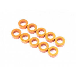 Radtec 3x5.5x1.5mm Aluminum Spacer, 10 pcs, Orange