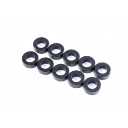 Radtec 3x5.5x0.5mm Aluminum Spacer, 10 pcs, Black