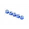 Radtec M3x5.5 Aluminum Lock Nuts, 5 pcs, Blue