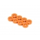 Radtec Espaciadores de Amortiguador 3x7x2.0mm, Naranja, 8 pcs