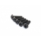 Radtec Tornillos de Cabeza Redonda de Aluminio M3x6mm, Negro, 5pcs