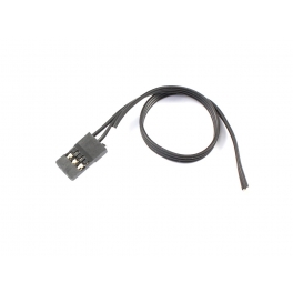 Radtec "BLACK" JR Servo Wires with Golden Connector