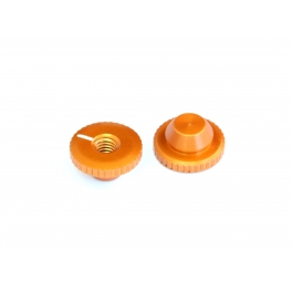Radtec Sujeciones de Muelles Laterales para Muelles Laterales XRAY X1/X12, Naranja, 2 pcs