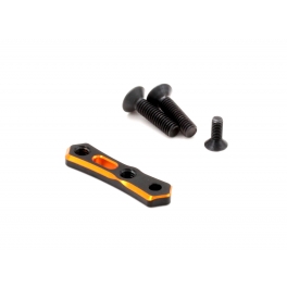 Radtec Set de Soporte de Poste Delantero para XRAY X1, Naranja/Negro