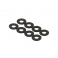 Radtec 3x7x1.0mm Aluminum Damper Spacer, 8 pcs, Black