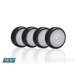 Matrix 1/10 EP 36R Rubber Tire Preglued Asphalt