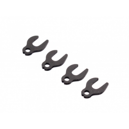 Roche Set de clips espaciadores de aluminio, 1mm, 4pcs