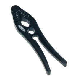 Yeah Racing Aluminum Shock Shaft Pliers & Pin, Screw Tester (BK)