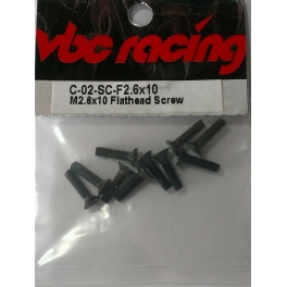 VBC Tornillos M2.6x10mm cabeza plana
