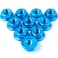 Yeah Racing 4mm Aluminium Serrated Lock Nut Blue