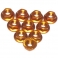 Yeah Racing Tuercas Dentadas Aluminio 4mm naranjas